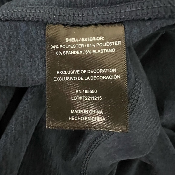 32 Degree Men’s 1/4 Zip Long Sleeve Pullover - Blue - Large - New with Tags - Picture 5 of 6